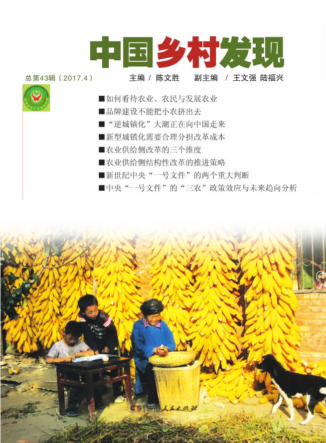 《中國(guó)鄉(xiāng)村發(fā)現(xiàn)》2017年第4期目錄(圖1)