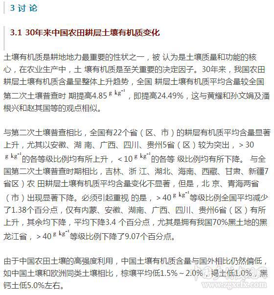 楊帆等:近30年中國(guó)農(nóng)田耕層土壤有機(jī)質(zhì)含量變化(圖8)