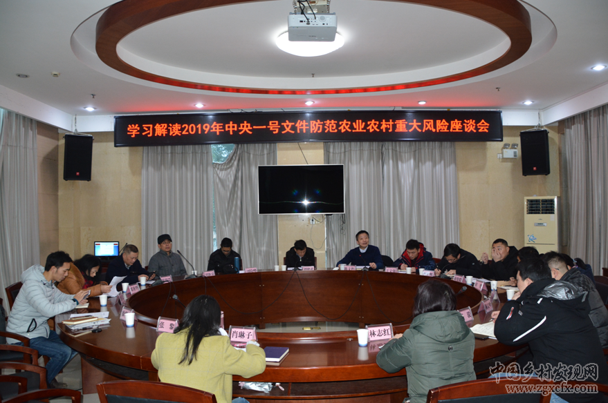 湖南社科院舉行2019年中央一號(hào)文件學(xué)習(xí)座談會(huì)(圖1)